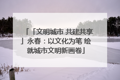 「文明城市 共建共享」永春：以文化为笔 绘就城市文明新画卷