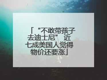 “不敢带孩子去迪士尼” 近七成美国人觉得物价还要涨