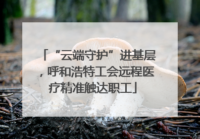 “云端守护”进基层，呼和浩特工会远程医疗精准触达职工
