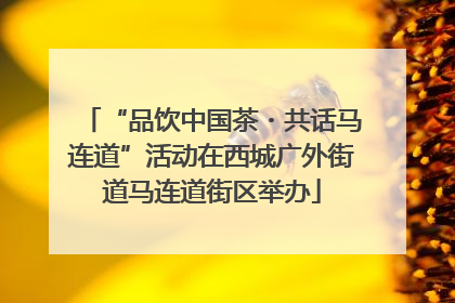 “品饮中国茶・共话马连道”活动在西城广外街道马连道街区举办