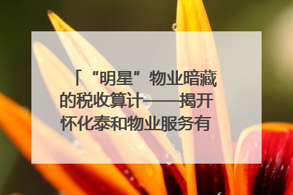“明星”物业暗藏的税收算计——揭开怀化泰和物业服务有限公司隐匿未开票收入偷税真相