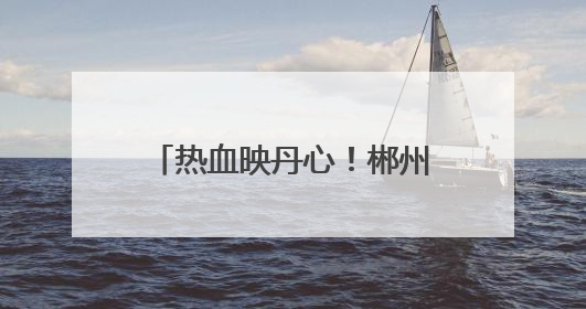 热血映丹心！郴州英雄在湘获省表彰