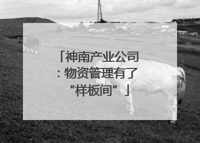 神南产业公司：物资管理有了“样板间”