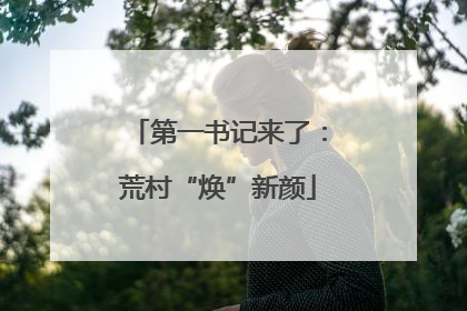 第一书记来了：荒村“焕”新颜