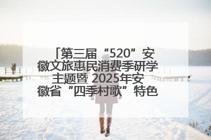 第三届“520”安徽文旅惠民消费季研学主题暨 2025年安徽省“四季村歌”特色展演燃动池州