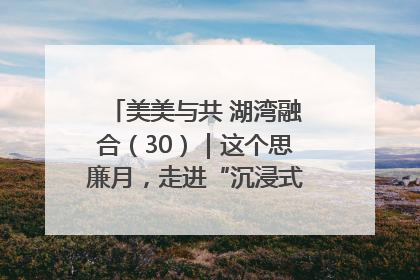美美与共 湖湾融合（30）｜这个思廉月，走进“沉浸式”清风课堂