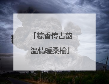 粽香传古韵 温情暖桑榆