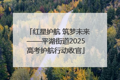 红星护航 筑梦未来——平湖街道2025高考护航行动收官