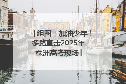 组图丨加油少年！多路直击2025年株洲高考现场