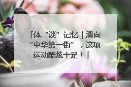 体“谈”记忆｜滑向“中华第一街”，这项运动酷炫十足！