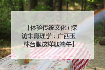 体验传统文化+探访朱熹理学：广西玉林台胞这样迎端午