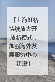 上海虹桥持续放大开放新模式，加强海外发展服务中心建设
