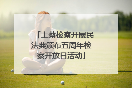 上蔡检察开展民法典颁布五周年检察开放日活动