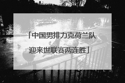 中国男排力克荷兰队 迎来世联赛两连胜