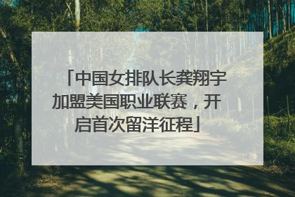 中国女排队长龚翔宇加盟美国职业联赛，开启首次留洋征程