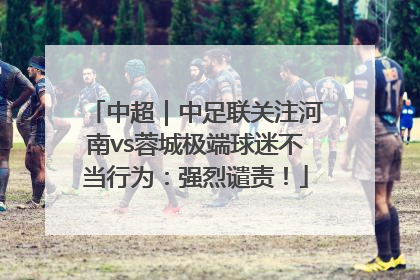 中超｜中足联关注河南vs蓉城极端球迷不当行为：强烈谴责！