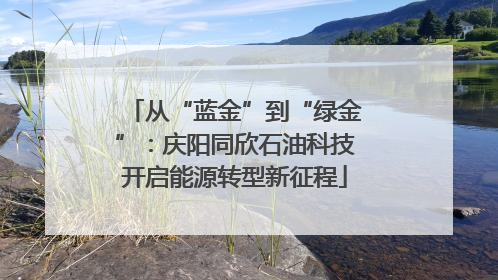 从“蓝金”到“绿金”：庆阳同欣石油科技开启能源转型新征程