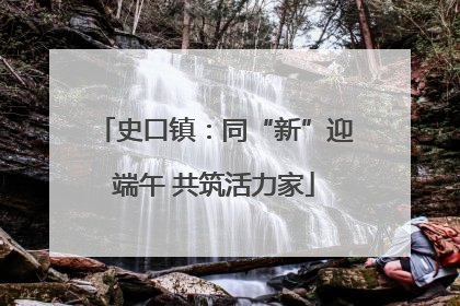 史口镇：同“新”迎端午 共筑活力家