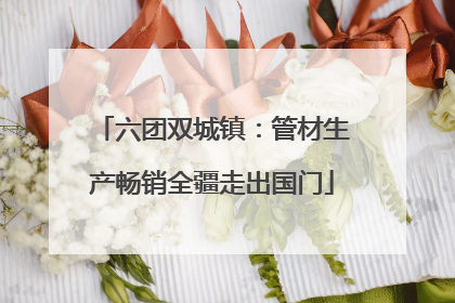 六团双城镇：管材生产畅销全疆走出国门