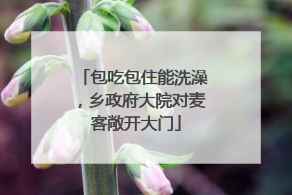 包吃包住能洗澡，乡政府大院对麦客敞开大门