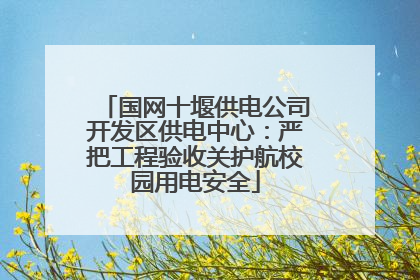 国网十堰供电公司开发区供电中心：严把工程验收关护航校园用电安全