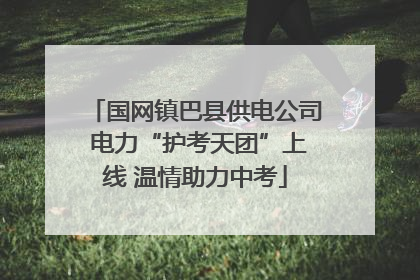 国网镇巴县供电公司 电力“护考天团”上线 温情助力中考