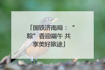 国铁济南局：“粽”香迎端午 共享美好旅途