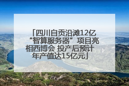 四川自贡沿滩12亿“智算服务器”项目亮相西博会 投产后预计年产值达15亿元