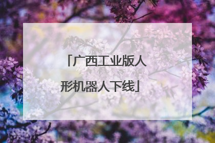 广西工业版人形机器人下线