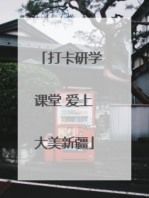 打卡研学课堂 爱上大美新疆