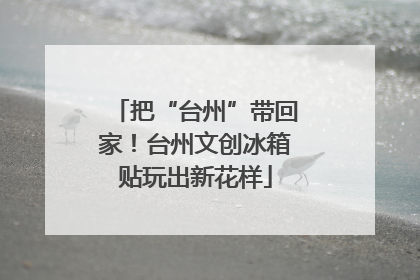 把“台州”带回家！台州文创冰箱贴玩出新花样