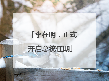 李在明，正式开启总统任期