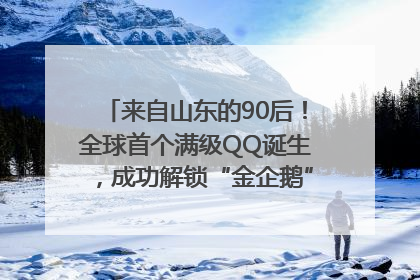 来自山东的90后！全球首个满级QQ诞生，成功解锁“金企鹅”，是继承父亲账号