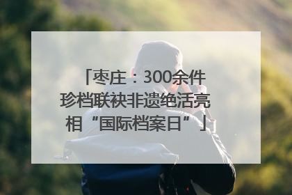 枣庄：300余件珍档联袂非遗绝活亮相“国际档案日”