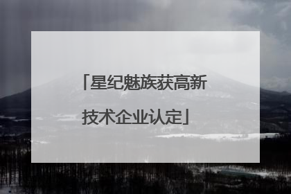 星纪魅族获高新技术企业认定