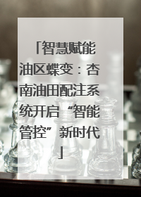智慧赋能 油区蝶变：杏南油田配注系统开启“智能管控”新时代