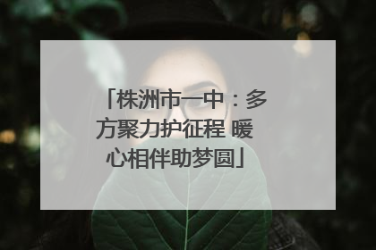株洲市一中：多方聚力护征程 暖心相伴助梦圆