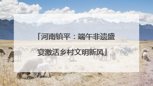 河南镇平：端午非遗盛宴激活乡村文明新风