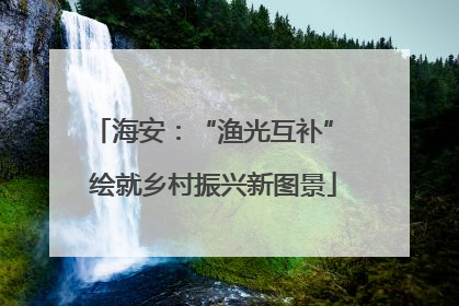 海安：“渔光互补” 绘就乡村振兴新图景