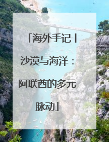 海外手记丨沙漠与海洋：阿联酋的多元脉动