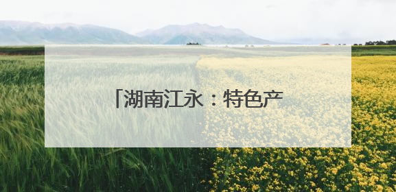 湖南江永：特色产业铺就瑶乡振兴路