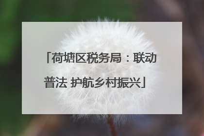 荷塘区税务局：联动普法 护航乡村振兴