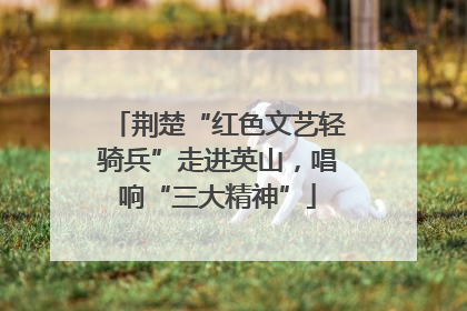 荆楚“红色文艺轻骑兵”走进英山，唱响“三大精神”
