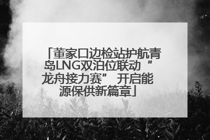 董家口边检站护航青岛LNG双泊位联动“龙舟接力赛” 开启能源保供新篇章