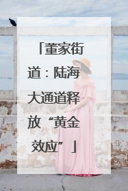 董家街道：陆海大通道释放“黄金效应”