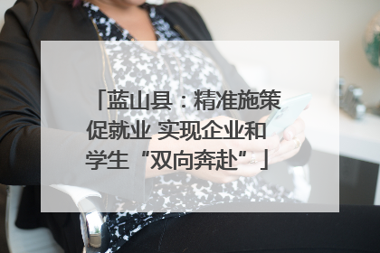蓝山县：精准施策促就业 实现企业和学生“双向奔赴”