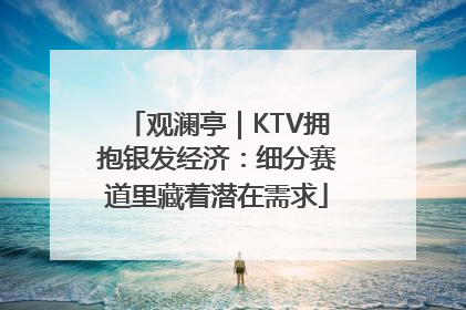 观澜亭｜KTV拥抱银发经济：细分赛道里藏着潜在需求