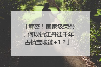 解密！国家级荣誉，何以镇江丹徒千年古镇宝堰能+1？