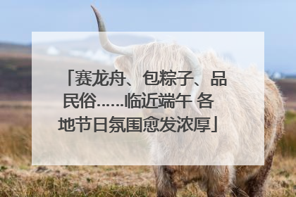 赛龙舟、包粽子、品民俗……临近端午 各地节日氛围愈发浓厚
