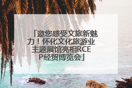 邀您感受文旅新魅力！怀化文化旅游业主题展馆亮相RCEP经贸博览会